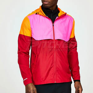 Veste coupe-vent légère et écologique avec capuche et fermeture à glissière avec logo avant pour les sports de plein air, la randonnée et l'hiver - Product Image 1