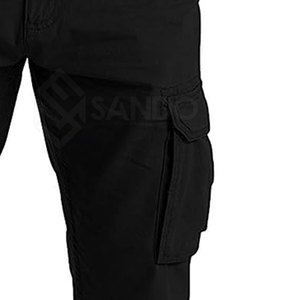 Plus Size Men Cargo Trousers Outdoor Use Men Cargo Trousers Workout Wear 100% Cotton Cargo Trousers - Product Image 6