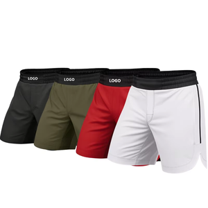 Pantalones Cortos de Boxeo para Hombre - Secado Rápido, Transpirables, Spandex/Poliéster, Estampado Digital, Logotipo Frontal Personalizable, Diseño para Múltiples Combates - Product Image 6