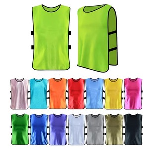 OEM Service Custom Design Breathable Mesh Quick Dry Soccer <b>Bibs</b> Adult Youth Football <b>Training</b> Vest Set Uniform - Product Image 1
