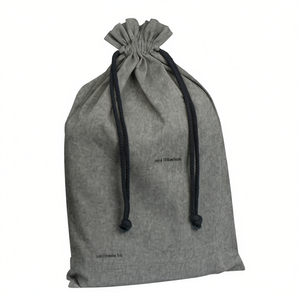 Sacche Sportive Ecologiche PIUS in Cotone Riciclato per Gadget, Design Promozionale con Coulisse - Product Image 3