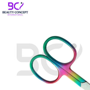 กรรไกรตัดเล็บแบบโค้งสำหรับตกแต่งคิ้ว ลดราคาพิเศษ ใบมีดสแตนเลสคมกริบ ตัดหนังกำพร้าได้ - Product Image 5