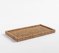 Plateau de service en jonc de mer tressé à la main de qualité supérieure, 100 % artisanal, tendance actuelle avec un design élégant, meilleur prix de gros en provenance du Vietnam
