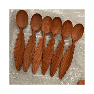 ชุดช้อนไม้หัตถกรรมวัสดุ: ไม้เนื้อแข็งผสม; ใช้: กระทะ nonstick การทำอาหาร; ที่มา: เวียดนาม, ฉลากส่วนตัว - Product Image 1