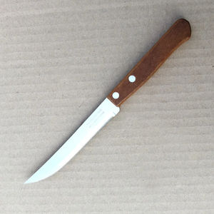 Cuchillo de Cocina Multiusos de 5'' para Cortar Carne, Verduras y Frutas, con Mango de Madera, en Oferta - Product Image 2