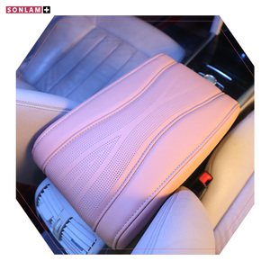Accesorios Universales Impermeables para Automóviles, Reposabrazos de Cuero Nappa para Automóvil, Reposabrazos Interior, Color Café, Venta al por Mayor, ODM - Product Image 4