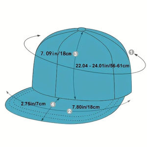 Casquettes de baseball pour hommes et femmes, bord lisse et simple, en maille imperméable pour l'extérieur, bord plat, vintage, hip-hop sportif - Product Image 6