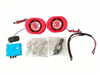 Système audio MP3 étanche pour moto FEKON FK150 - Stéréo 12V pour guidon avec radio FM, USB, carte TF et AUX
