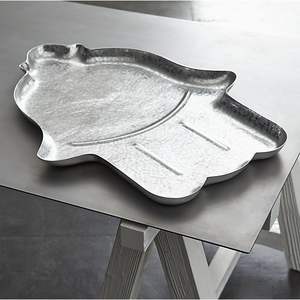 Customizable Elegant Crafted Aluminum <b>Serving</b> <b>Platter</b> <b>For</b> Designer Dining Accessories Offering Premium Metal Finish - Product Image 6