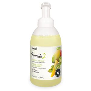 Wholesale 473mL Formula 2 Foaming Liquid Cleansing Hand <b>Soap</b> with Moisturizing Lanolin Kiwi-Mango <b>Scent</b> 18oz - Product Image 1