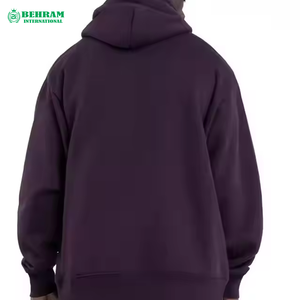 Sweat à capuche unisexe grande taille de haute qualité, coupe classique, hiver, 100% coton molletonné/éponge française, respirant, séchage rapide, directement de l'usine - Product Image 1