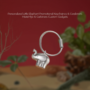 Portachiavi e Moschettoni Promozionali Personalizzati a Forma di Elefantino - Gadget Personalizzabili - Product Image 3