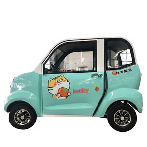 Venta al por mayor <span class=keywords><strong>Mini</strong></span> EV Coche Eléctrico con 4 Asientos 3000W Potencia Del <span class=keywords><strong>Motor</strong></span> Auto Caja de Cambios Dirección Izquierda-Vehículo de Nueva Energía con 80-120km de Alcance - Product Image 1