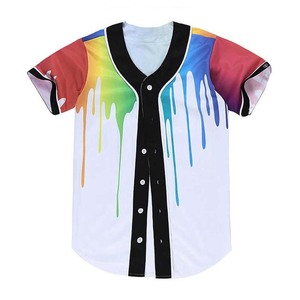 เสื้อเบสบอลสำหรับเยาวชนชุดเบสบอลผ้าโพลีเอสเตอร์ระบายอากาศได้ดีสำหรับ100% ผลิตโดย elixe - Product Image 6