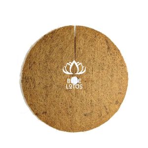 PRÊT À EXPÉDIER Tapis en disques de fibre de coco, matériau pur, pour des présentations artistiques intérieures créatives et une structure robuste pour la décoration de scène professionnelle - Product Image 1