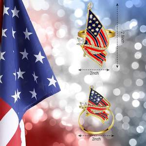 Hot Selling Good Quality American Style Precious Look Metal Reusable Serviette Napkin Rings Holder For Tableware Dinner Party - Product Image 3