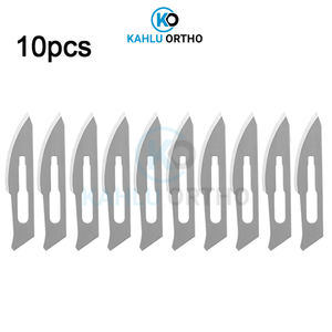 Prix de gros du meilleur fournisseur KAHLU Lames de scalpel en acier inoxydable neuves Poignées à alimentation manuelle Service OEM disponible - Product Image 4