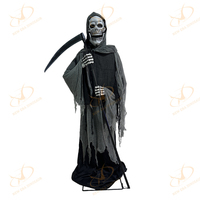 Accessoires d'horreur animatroniques en plastique personnalisés, directement de l'usine - Modèles de zombies fantômes réalistes et durables pour Halloween hanté
