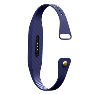 สายรัดข้อมืออัจฉริยะทำจากซิลิโคนสีแดงสวยงามพร้อมตัวติดตามและแจ้งเตือนสำหรับฟิตเนสเข้าพักทำจากโลหะ - Product Image 4