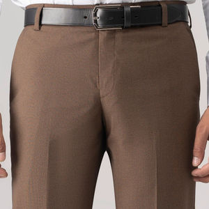 Pantalon habillé pour homme - Vêtement de bureau professionnel élégant, style classique, coupe droite, 100% coton respirant - Product Image 2