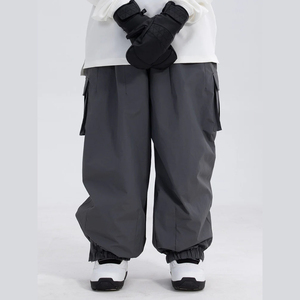 Pantalon de neige oversize baggy de haute qualité pour femmes Rabbit Snow StreetFlow Freestyle, imperméable et respirant, pantalon baggy de ski - Product Image 3