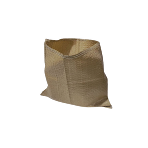 Bolsa tejida de PP marrón hecha en Vietnam, 50kg de capacidad, impresión flexográfica, producto de plástico para arroz y maíz - Product Image 1