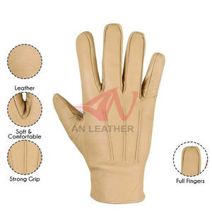 Guantes de Cuero para Conducir de Primera Calidad, Ideales para Viajes por Carretera, Diseñados para un Agarre Suave y Comodidad Duradera - Product Image 3