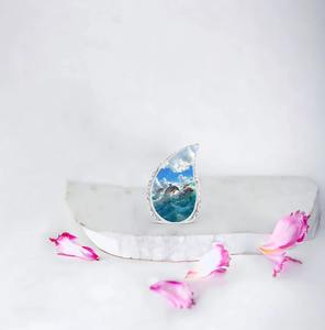 Urna Funeraria Ecológica Estilo Americano/Europeo Ocean Bliss Dolphins - Urna Pequeña para Cenizas de Adultos con Diseños Personalizables - Product Image 4