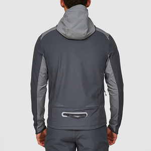 Chaqueta Cortavientos Deportiva para Hombre, Ligera e Impermeable, con Estampado, de Nailon y Elastano - Product Image 3