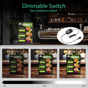 Oem ODM tùy chỉnh Ultra Slim Snap khung <span class=keywords><strong>LED</strong></span> <span class=keywords><strong>lightbox</strong></span> cho menu cafe, hiển thị áp phích, và bảng quảng cáo bán lẻ từ Trung Quốc - Product Image 4