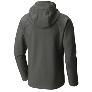 Hombres al aire libre a prueba de viento con capucha prendas de vestir exteriores chaqueta Softshell con cremallera completa hombres chaquetas a prueba de agua para la venta al por mayor chaqueta Softshell - Product Image 2