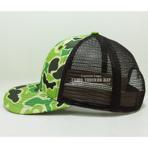 Bandeau personnalisé Camouflage camionneur chapeaux 6 panneau légèrement incurvé bord noir maille réglable Snapback pour la chasse pêche Vietnam - Product Image 3