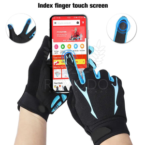 Gants de vélo professionnels à doigts complets écran tactile rembourré en gel gants de cyclisme à doigts complets personnalisés - Product Image 4
