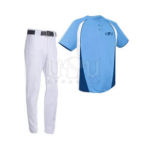Uniforme de béisbol de desgaste de práctica de alto fabricante nueva llegada último diseño uniforme de béisbol - Product Image 1