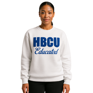Sudadera con Cuello Redondo de la Hermandad Zeta Phi Beta, Bordado Chenille, Estilo Universitario Griego, Moda Colegial, para Graduados de HBCU - Product Image 1