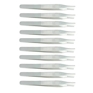 10 pièces pinces à tissus Adson Instruments chirurgicaux/médicaux SS 4.75 "dentelé - Product Image 3