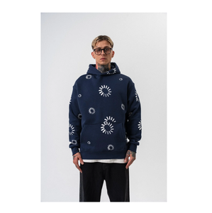 Sweat-shirts surdimensionnés personnalisés pour hommes LORLI'S, streetwear, broderie, sérigraphie, poche, 100% coton, français - Product Image 2