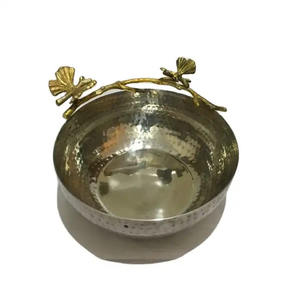 Cuenco para servir de color plateado y aluminio de nuevo estilo para mesa, uso en el hogar y el restaurante, cuencos para servir alimentos y aperitivos - Product Image 5