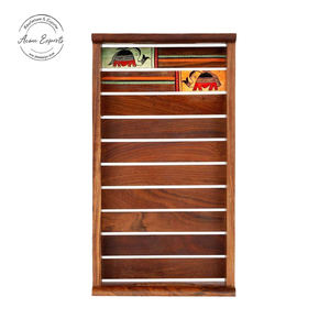 Juego al por mayor de fábrica de 2 bandejas de madera hechas a mano con mango de metal Ideal para hoteles y restaurantes - Product Image 6