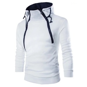 Sweat à capuche zippé personnalisé 3D pour homme Sweat à capuche oversize en coton épais Logo personnalisé - Product Image 3