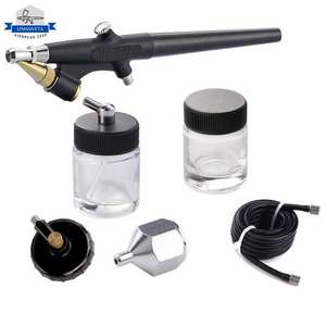 LinhaivetA kit sikat udara sifon, perlengkapan sikat semprot mini 0.8mm aksi tunggal - Product Image 6