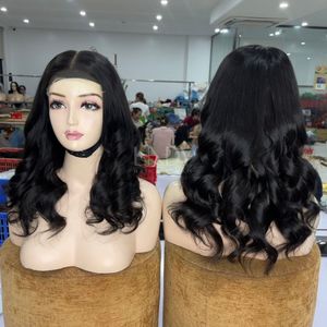 Couleur noire Bouncy Bob Factory Bonne qualité 100% Perruque de cheveux humains vietnamiens Front Lace Wig 2025 - Product Image 1