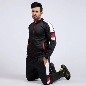 Survêtements de sport personnalisés pas chers pour hommes Jogging Sportswear Survêtement de course à pied Training Wear Team Track Suits Made in Pakistan - Product Image 5