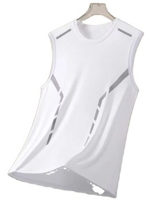 T-shirt à manches courtes 100% coton pour homme Débardeur et short d'été Vêtements tricotés surdimensionnés - Product Image 6