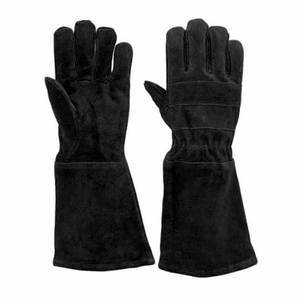 Gants de soudage en cuir de vachette fendu de qualité industrielle, protection des mains, haute performance, résistants à l'abrasion, usage intensif - Product Image 6