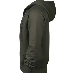Sudadera con capucha personalizada con cremallera completa, sudaderas promocionales de moda - Product Image 5