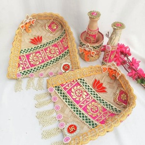 Decorativo Chajla Okhli/Ukhal Musal Telbaan conjunto indio Punjabi boda rituales función esencial Maiyan Haldi Baby Shower fiesta - Product Image 1