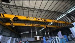 Pont roulant EOT de 5 tonnes, levage industriel lourd, commande logique programmable (PLC) et entraînement par engrenages, entrepôts, usines, efficacité en vrac, électrique - Product Image 3