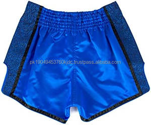 Short de Boxe en Satin Lourd Personnalisé XL Unisexe MMA Board Gym Shorts Taille Élastique Avant Sublimation Fight Wear pour Adultes Muay Thai - Product Image 1