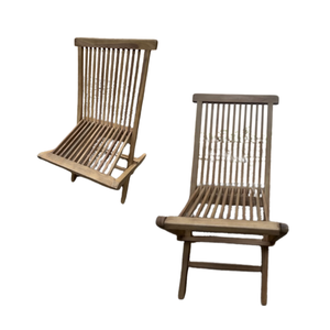 Chaise pliante en bois de couleur naturelle chaise de jardin minimaliste base d'eau en bois de teck pour mobilier d'extérieur prix de gros - Product Image 2